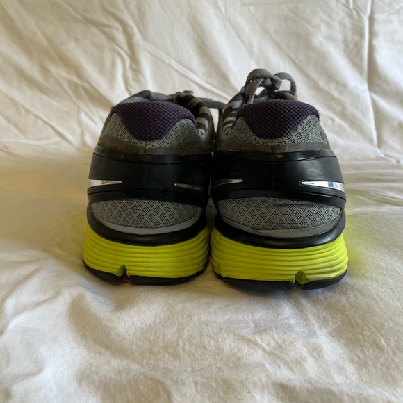 👟💕Nike “fly wire” smears in black, grey and green size 9 - Picture 6 of 10